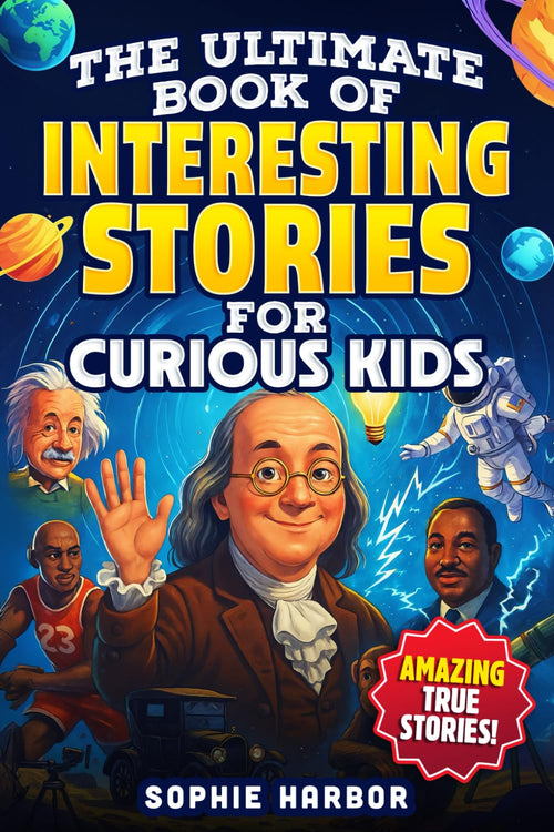 The Ultimate Book of Interesting Stories for Curious Kids: Amazing True Stories Plus Fun Illustrations From Science, History and More (Gift Books for Kids)